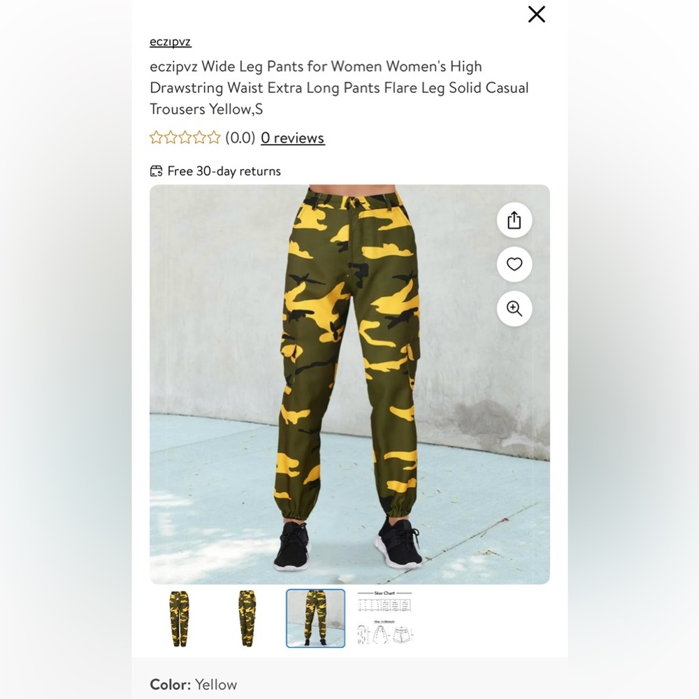 Camouflage Cargo Hip Hop Pants